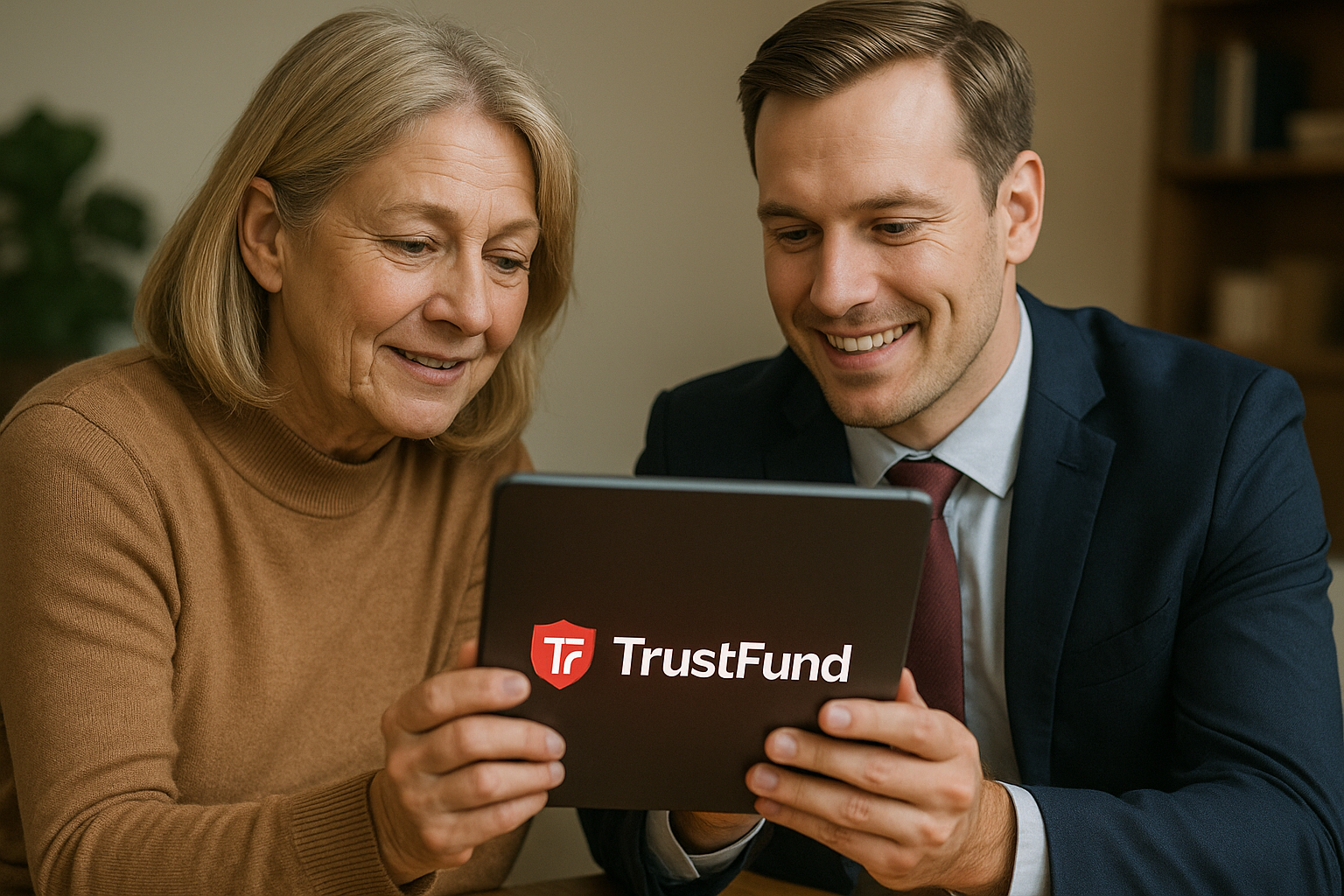 Business owner working with OrendaTrust banker